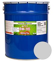 Эмаль ПФ-115 светло-серая, 0,9 кг, Мастер Класс